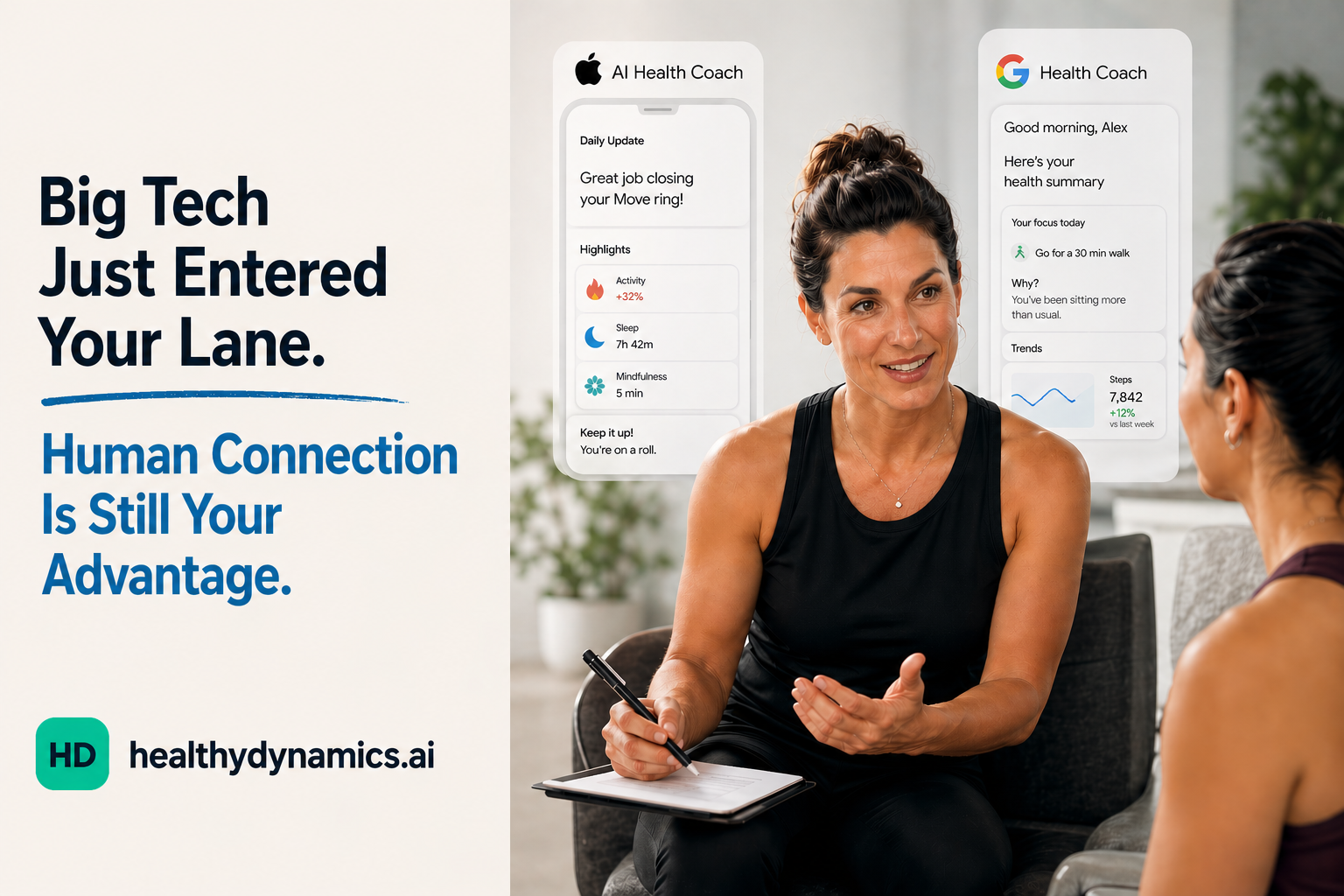 Big Tech Just Entered Your Lane. Human Connection Is Still Your Advantage.
